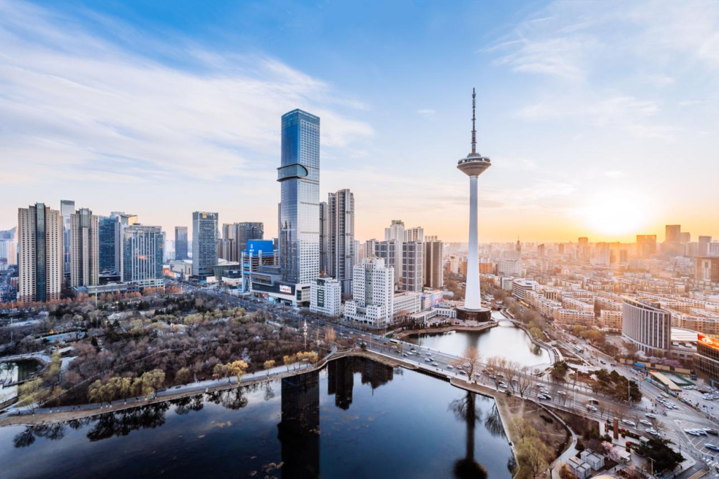 Shenyang city skyline China