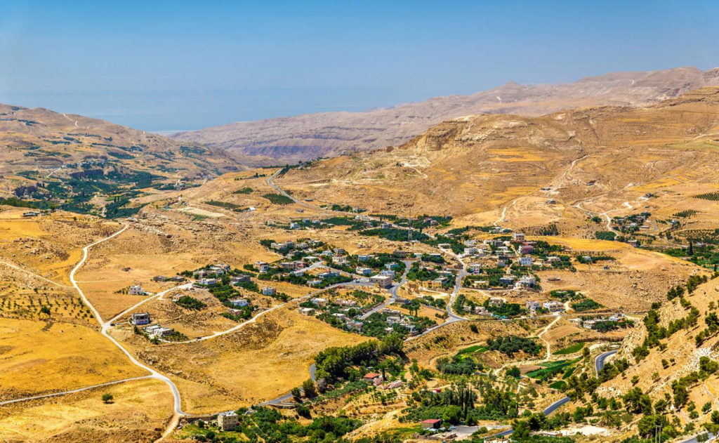 Jordan landscape near Al Karak
