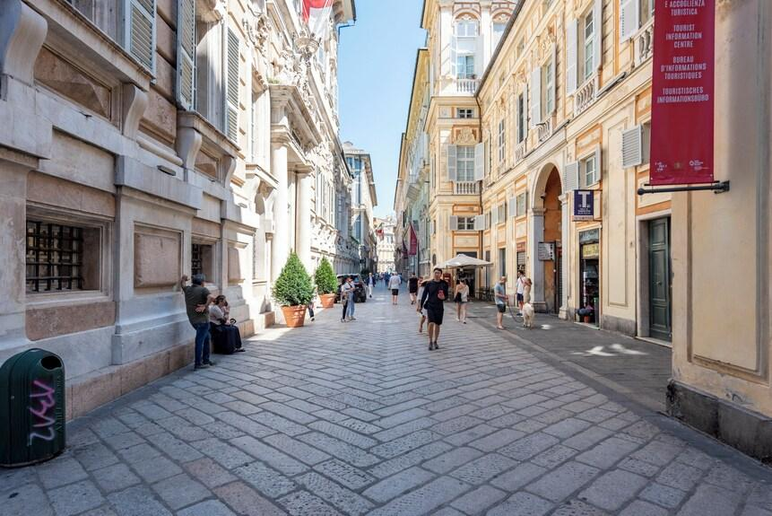 Genoa Italy historic centre