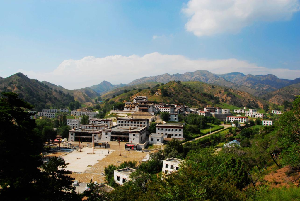 Wudangzhao Monastery historic site near Baotou China.