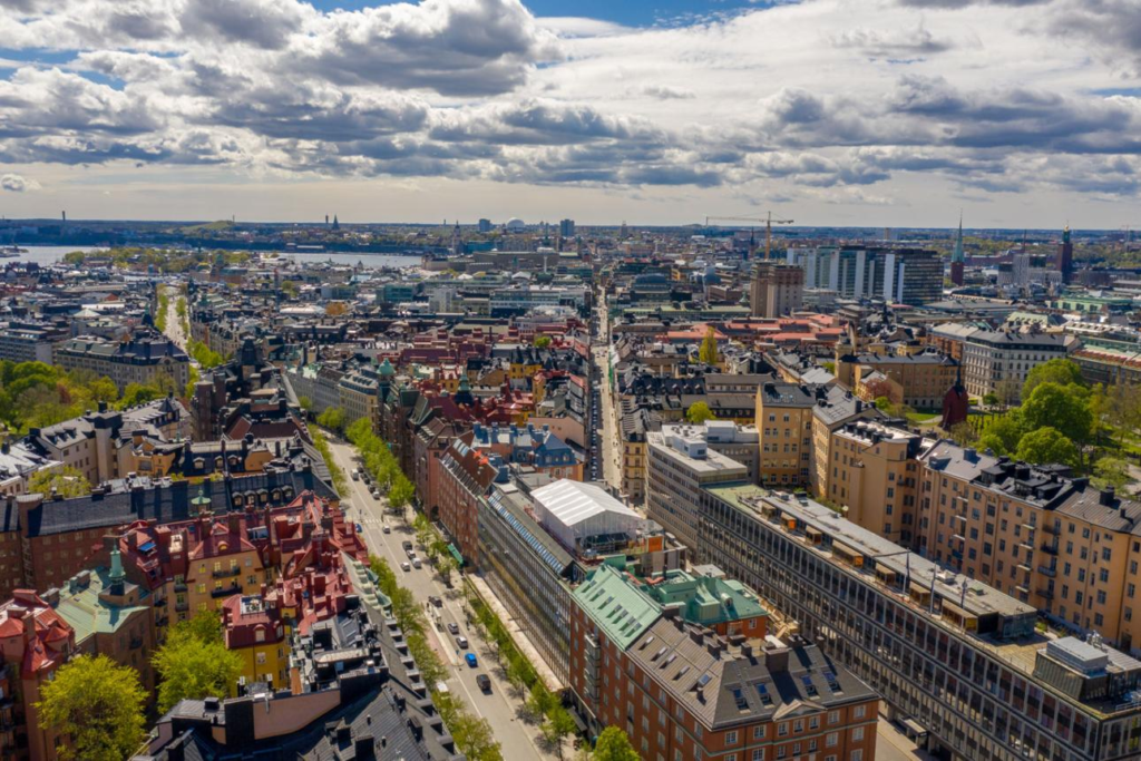 Ostermalm district cityscape Stockholm