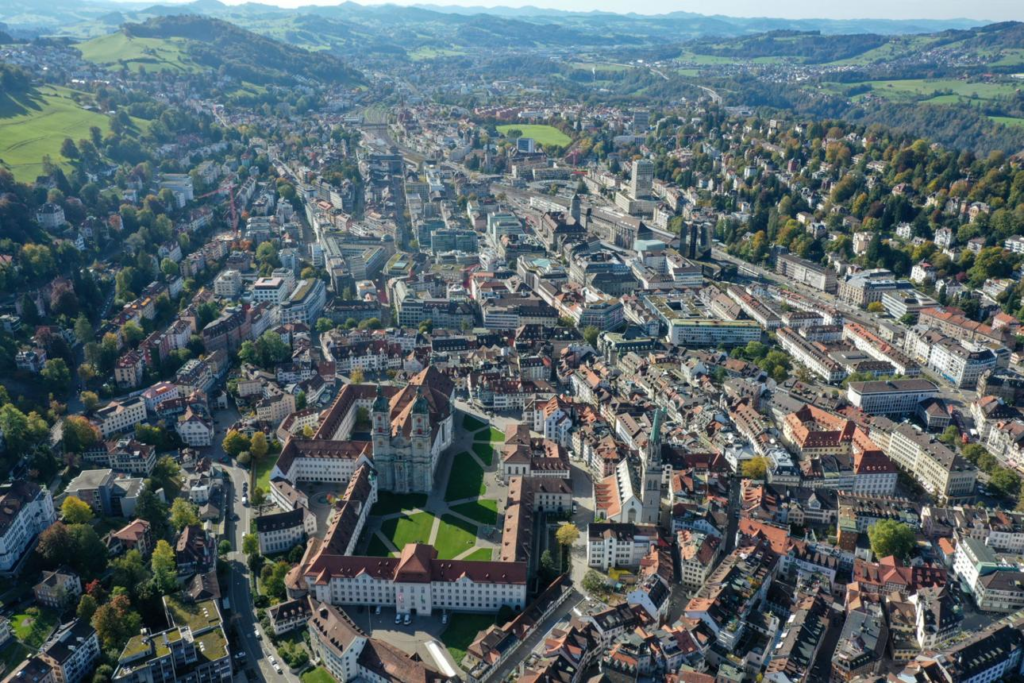 St. Gallen cityscape Switzerland