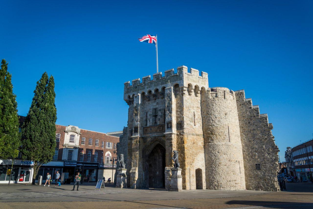 Historic streets and landmarks in Southampton