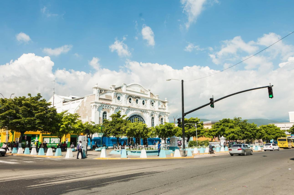 Historic streets landmarks Kingston Jamaica