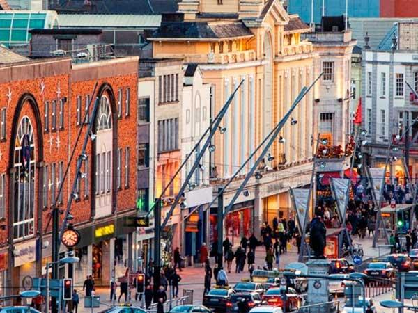 Cork city streets architecture Ireland