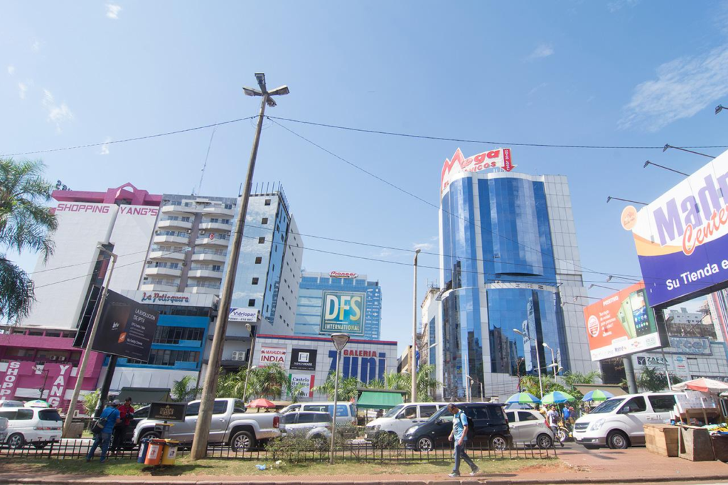 Ciudad del Este Paraguay commercial district