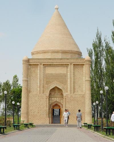 Historic Aisha Bibi Mausoleum near Taraz Kazakhstan.