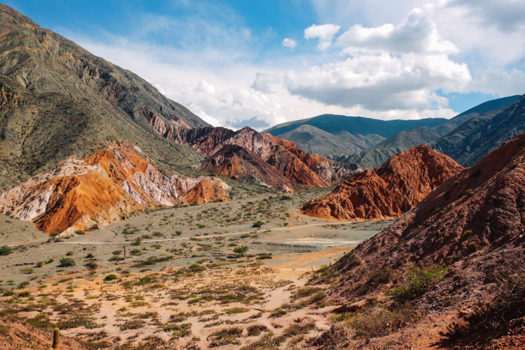 Mountain landscape near Salta Argentina.