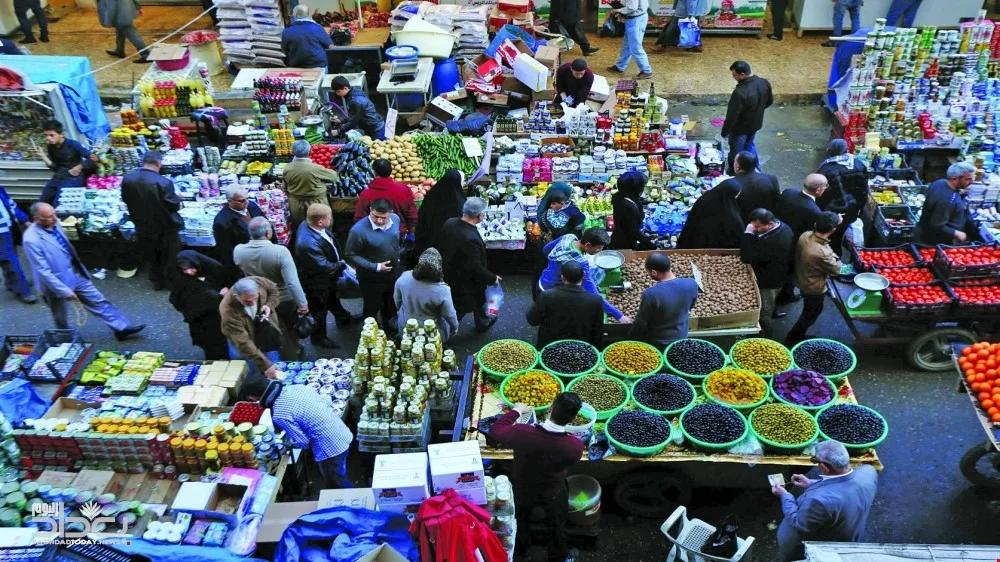 Traditional market area in southern Iraq.