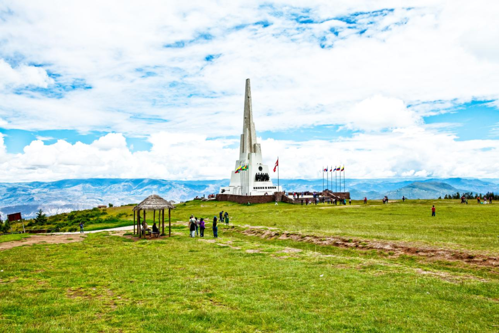 Pampa de la Quinua landscape near Ayacucho Peru.