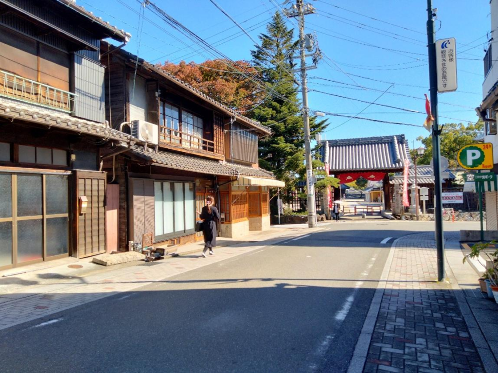 Historic streets and temples in Nagoya