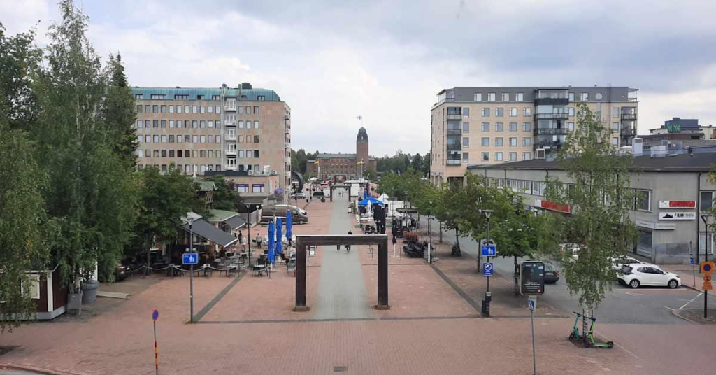Joensuu Finland streets and public areas