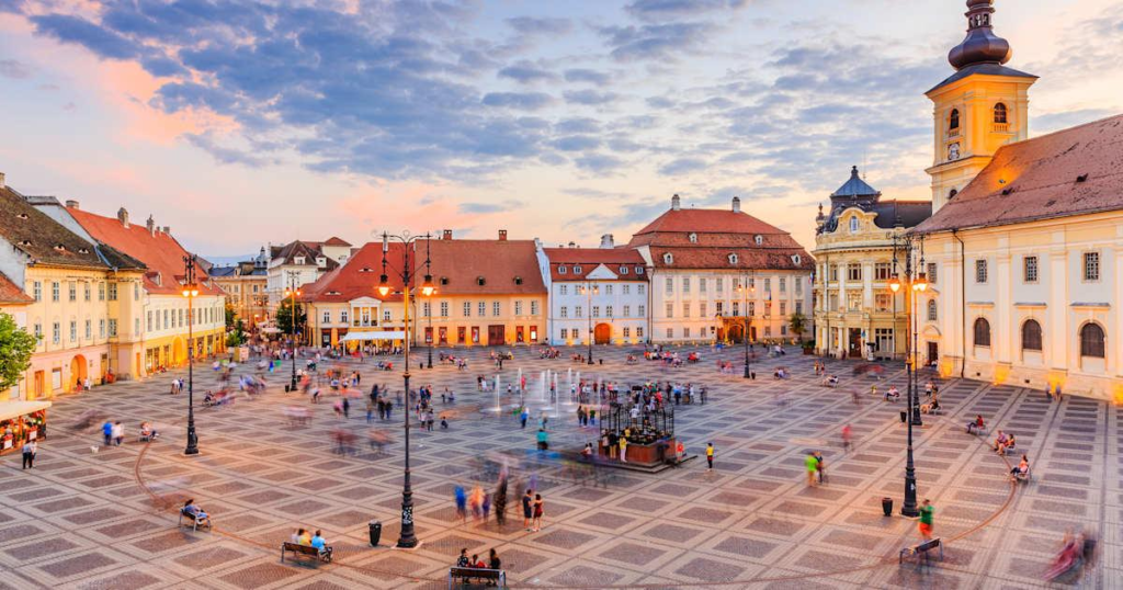 Sibiu historic center Romania