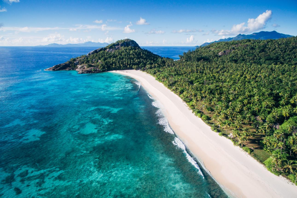 Seychelles beach and coastline